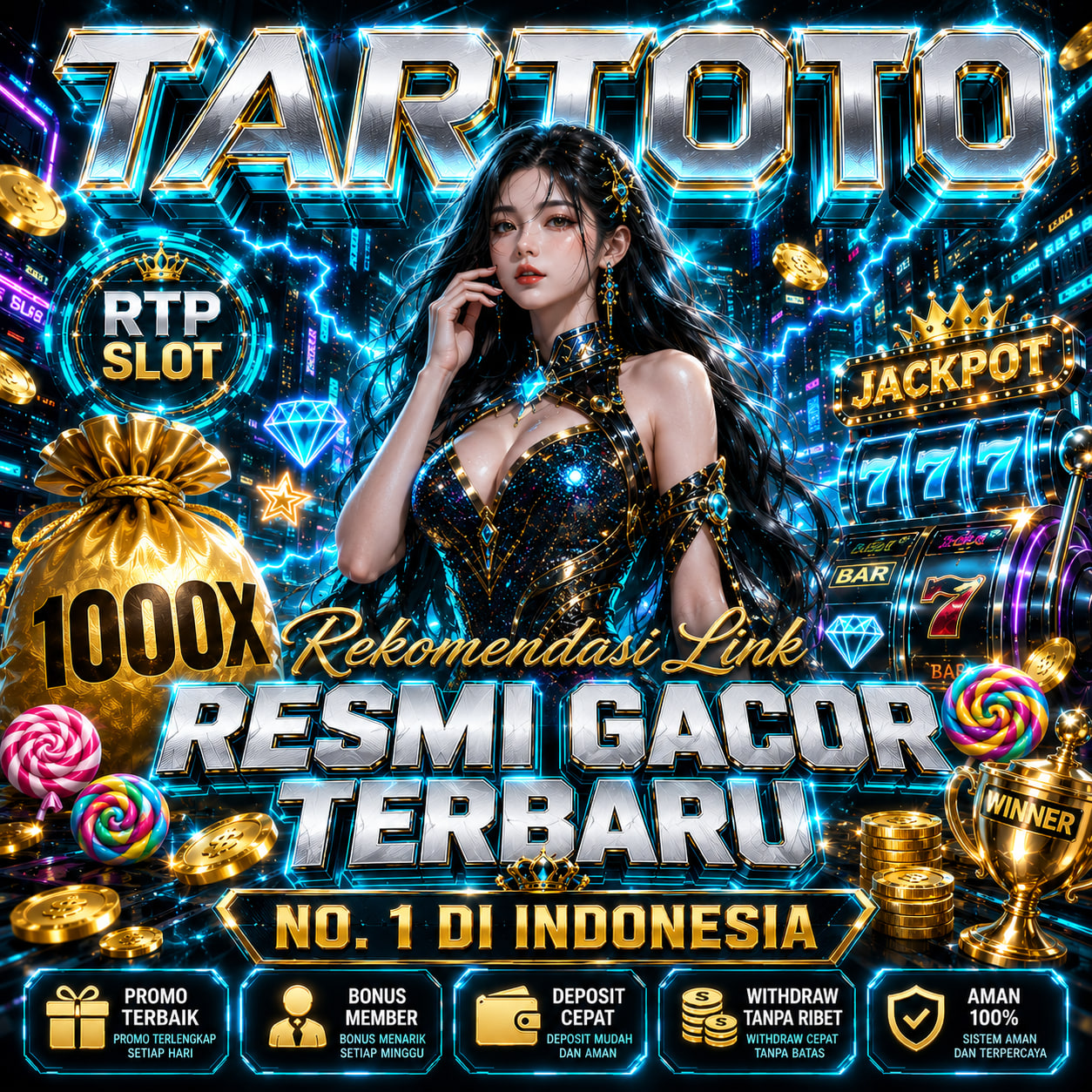TARTOTO: Pusat Permainan Online Slot dan Togel 4D dengan Pengalaman Terbaik Dan Terpercaya No. 1 Se Asia